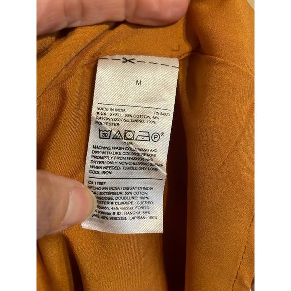 Old Navy Dress camel yellow Women's medium - Picture 7 of 10